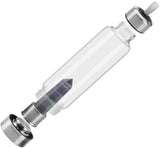 Glass Water Bottle w/ Changeable Crystal Center