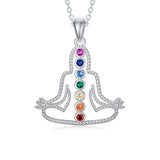 Chakra Healing Crystal Pendant Necklace