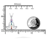 Chakra Healing Crystal Pendant Necklace