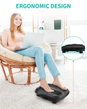 Electric Kneading Foot Massager w/ Heat Shiatsu | Black