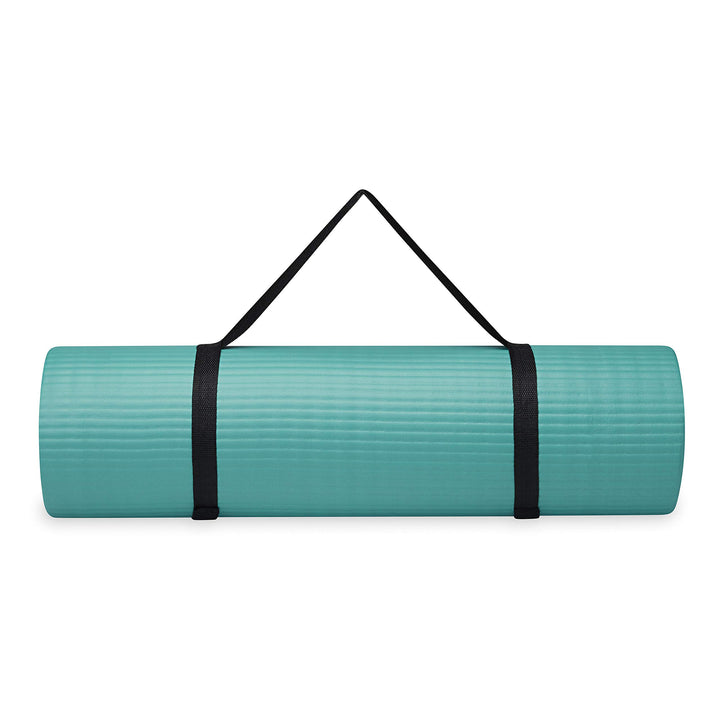 Yoga Mat w/ Easy-Cinch Carrier Strap