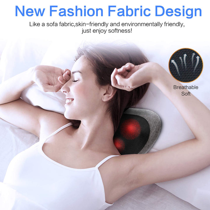 Back Massager with Heat | Office Gray