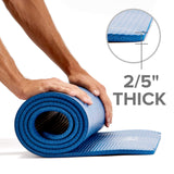 Yoga Mat w/ Easy-Cinch Carrier Strap