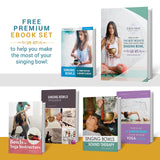 Tibetan Singing Bowl Set for Meditation | Blue