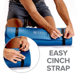 Yoga Mat w/ Easy-Cinch Carrier Strap