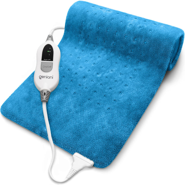 Extra Large Electric Heating Pad | Aqua Blue